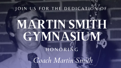 Event: Join Us At the Martin Smith Dedication Dinner 